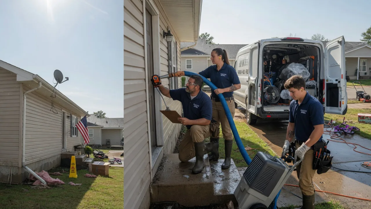 Ceiling Water Damage Restoration in Greeley, KS near me